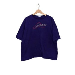 🍩Vintage Morning Sun Purple Red Hat Lady T-Shirt